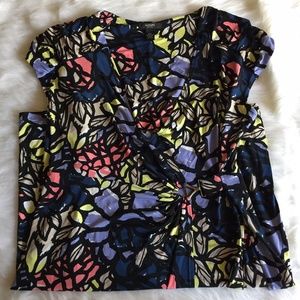 🌺 Alfani Floral Print Midi V-neck Dress P/L